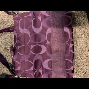 Coach cross body purse